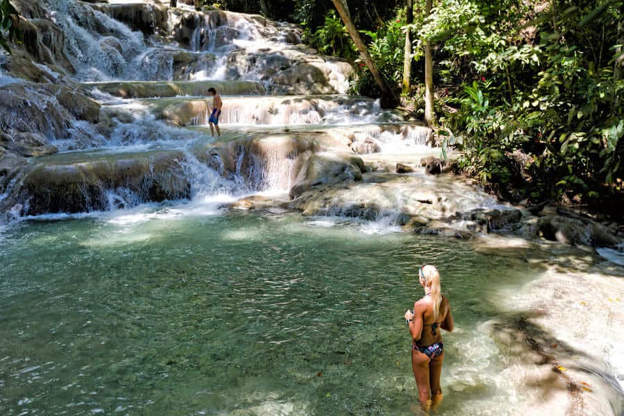 Dunn’s River Falls & Blue Hole Island Gully Falls Tour